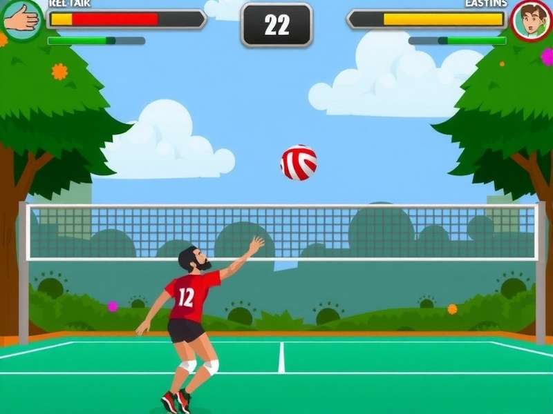 Royals Volley Master Game Screenshot